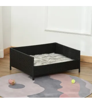 Sofá Cama para Perros de Mimbre