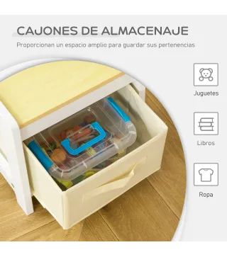 Juego de Mesa y 2 Sillas Infantil