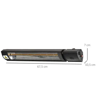 Calefactor Exterior de Pared