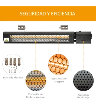 Calefactor Exterior de Pared