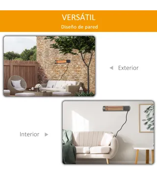Calefactor Exterior de Pared