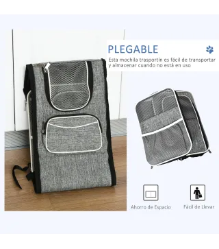Transportín Mochila para Gatos