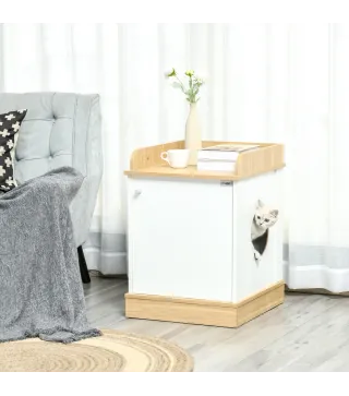 Casa para Gatos de Madera