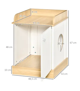Casa para Gatos de Madera