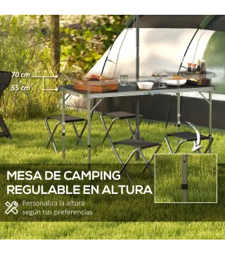 Mesa Camping Plegable