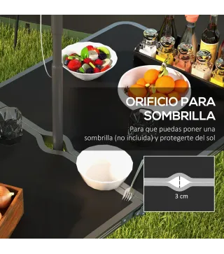 Mesa Camping Plegable