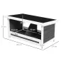 Ponedero para Gallinas de Madera Caja Nido para 2 Gallinas con 2 Departamentos y Techo Asfáltico Gris Ponedero para Gallinas de Madera Caja Nido para 2 Gallinas con 2 Departamentos y Techo Asfáltico Gris