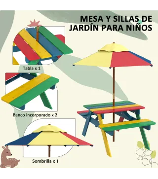Mesa Picnic infantil