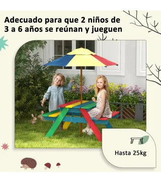 Mesa Picnic infantil