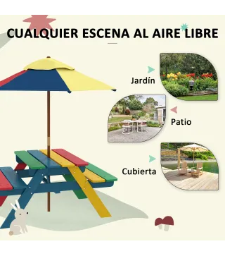 Mesa Picnic infantil