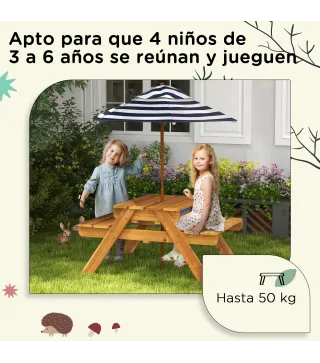 Mesa Picnic infantil
