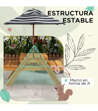 Mesa Picnic infantil