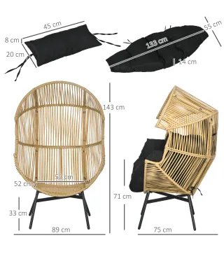 Sillón de Ratán