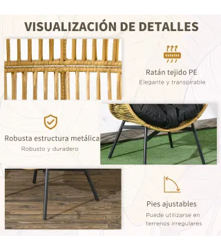 Sillón de Ratán