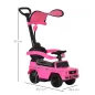 Coche Correpasillos para Niños de 1-3 Años con Licencia Mercedes G350 Capota Extraíble y Barandilla 85,5x40,5x95 cm Rosa
