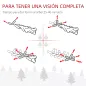 Árbol de Navidad Estrecho 180 cm Árbol Navideño Nevado con 492 Ramas y Soporte de Metal para Salón Verde y Blanco Árbol de Navidad Estrecho 180 cm Árbol Navideño Nevado con 492 Ramas y Soporte de Metal para Salón Verde y Blanco