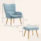 Sillón con Reposapiés