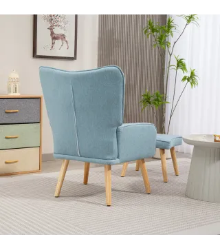 Sillón con Reposapiés