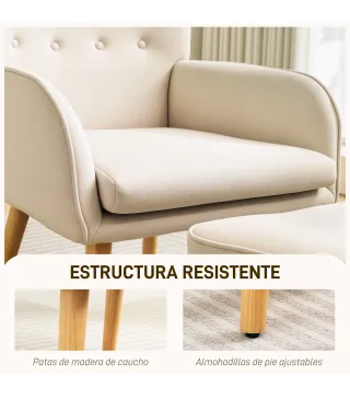 Sillón con Reposapiés