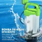 Bomba Sumergible de 1100 W para Aguas Sucias con Caudal de 18.000 l/h y Control Automático Mediante Flotador