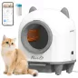 Arenero Gatos Autolimpiable 80L Eliminación de Olores Control de APP Protección de Seguridad 1 Rollo de Bolsas de Basura Arenero Gatos Autolimpiable 80L Eliminación de Olores Control de APP Protección de Seguridad 1 Rollo de Bolsas de Basura