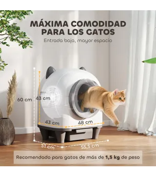 Arenero Gatos Autolimpiable