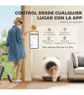 Arenero Gatos Autolimpiable