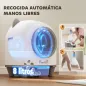 Arenero Gatos Autolimpiable 80L Eliminación de Olores Control de APP Protección de Seguridad 1 Rollo de Bolsas de Basura
