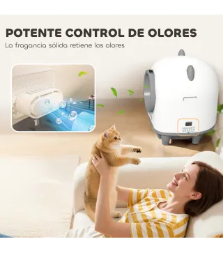 Arenero Gatos Autolimpiable