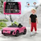 Coche Eléctrico para Niños de +3 Años AUDI RS e-tron GT Coche de Batería con Mando a Distancia 103x58x41 cm Rosa
