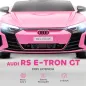 Coche Eléctrico para Niños de +3 Años AUDI RS e-tron GT Coche de Batería con Mando a Distancia 103x58x41 cm Rosa