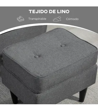 Sillón con Reposapiés