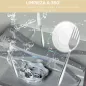 Lavavajillas Pequeño con 5+1 Programas Dos Modos de Suministro de Agua Depósito de Agua de 6L Pantalla LED Blanco