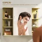 Armario de Baño de Pared con Espejo Puerta Estantes Abiertos 80x20x59 cm Natural