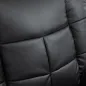 Sillón de Masaje Reclinable con 8 Puntos de Masaje Mando a Distancia Tapizado en PU Reposapiés Bolsillo Lateral Negro