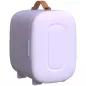 Nevera Pequeña Extrasilenciosa 4L 9V/240V para Enfriar y Calentar Mini Frigorífico 20,3x26,3x28 cm Violeta