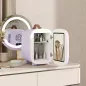 Nevera Pequeña Extrasilenciosa 4L 9V/240V para Enfriar y Calentar Mini Frigorífico 20,3x26,3x28 cm Violeta