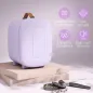 Nevera Pequeña Extrasilenciosa 4L 9V/240V para Enfriar y Calentar Mini Frigorífico 20,3x26,3x28 cm Violeta