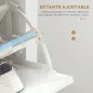 Zapatero Estrecho con 2 Puertas Estantes Ajustables y Compartimento Abierto para 10 Pares de Zapatos 58x24x105 cm Blanco Zapatero Estrecho con 2 Puertas Estantes Ajustables y Compartimento Abierto para 10 Pares de Zapatos 58x24x105 cm Blanco