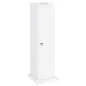 Mueble de Baño Estrecho con Orificio para Papel Higiénico y Estantes Estilo Moderno 19,5x19,5x65 cm Blanco Mueble de Baño Estrecho con Orificio para Papel Higiénico y Estantes Estilo Moderno 19,5x19,5x65 cm Blanco