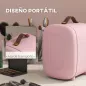 Nevera Pequeña Extrasilenciosa 4L 9V/240V para Enfriar y Calentar Mini Frigorífico 20,3x26,3x28 cm Rosa Palo Nevera Pequeña Extrasilenciosa 4L 9V/240V para Enfriar y Calentar Mini Frigorífico 20,3x26,3x28 cm Rosa Palo