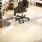 Alfombrilla Protectora para Suelos Alfombrilla para Silla de Oficina para Suelo Enmoquetado 120x120 cm Transparente