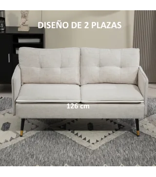 Sofá Dos Plazas