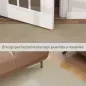 Alfombra Salón 160x230 cm Lavable en Lavadora Pelo Largo Estilo Moderno Tapete para Sala de Estar Dormitorio Crema