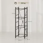 Soporte para Garrafones de Agua de 4 Niveles Estante de Almacenamiento para Botella de Agua para Cocina Comedor Negro