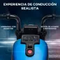 Moto Eléctrica para Niños de 18-36 Meses con Batería 6V Faro y Ruedas Auxiliares Desmontables Azul Moto Eléctrica para Niños de 18-36 Meses con Batería 6V Faro y Ruedas Auxiliares Desmontables Azul