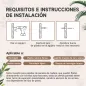 Juego de Pared de Escalada para Gatos con Postes de Sisal Plataforma Doble con Escalera y 1 Plataforma para Saltar Gris