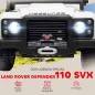 Coche Eléctrico para Niños con Licencia Land Rover 12V Control Remoto Sistema de Suspensión USB MP3 Faros Blanco