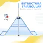 Barra de Gimnasia para Niños con Altura Ajustable en 5 Niveles y Anillos Entrenamiento de Gimnasia Plegable en Casa Azul