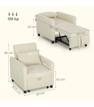 Sillón Cama